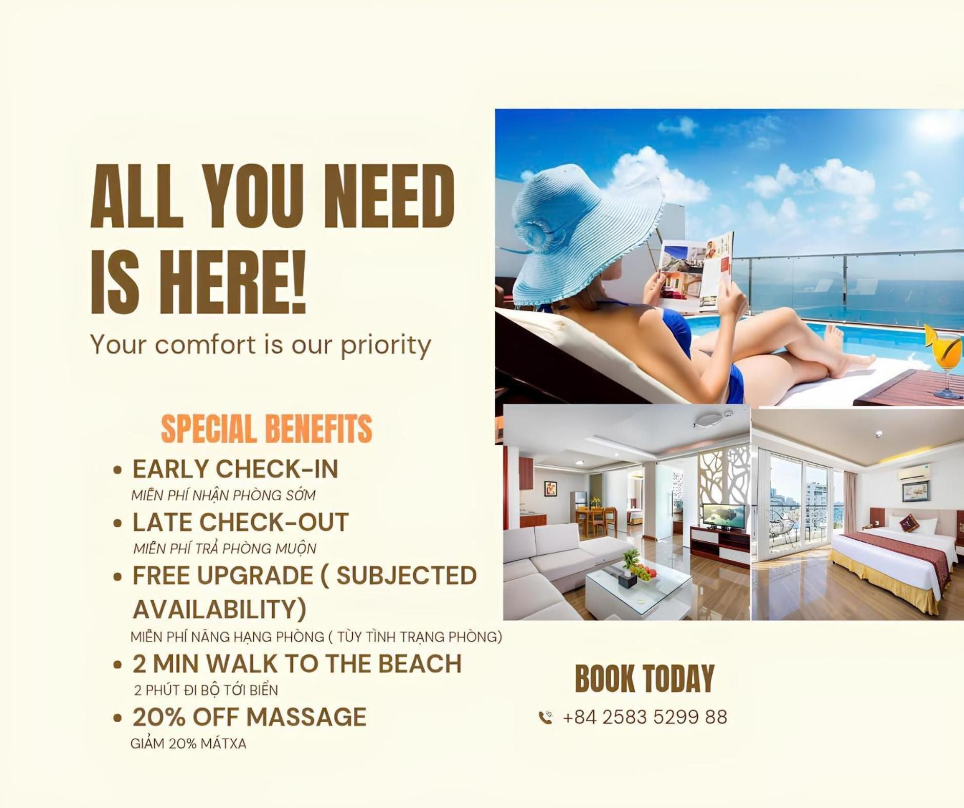 Paris Luxury Hotel & Apartment Nha Trang Buitenkant foto